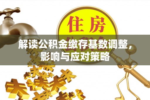 宝清解读公积金缴存基数调整，影响与应对策略